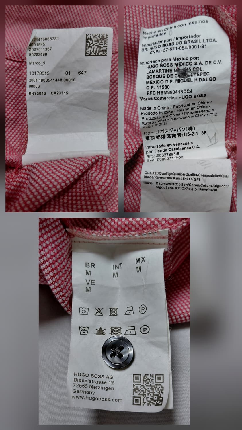 [M/95] 휴고보스(HUGO BOSS) Marco_5 슬림핏 반팔 셔츠 상품이미지7