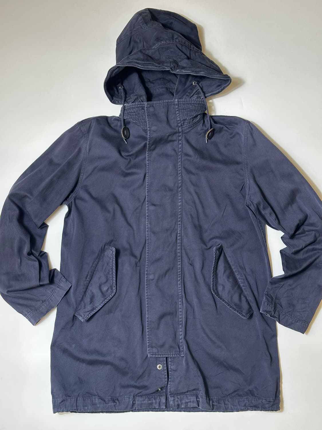 Cabane de Zucca 네이비 후드 집업 자켓 상품이미지9