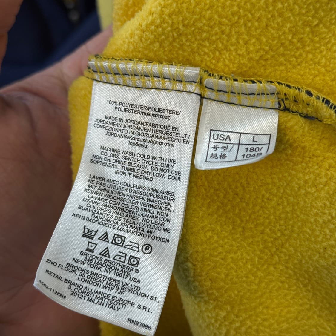 브룩스 브라더스 플리스 아노락 반집업 상품이미지7