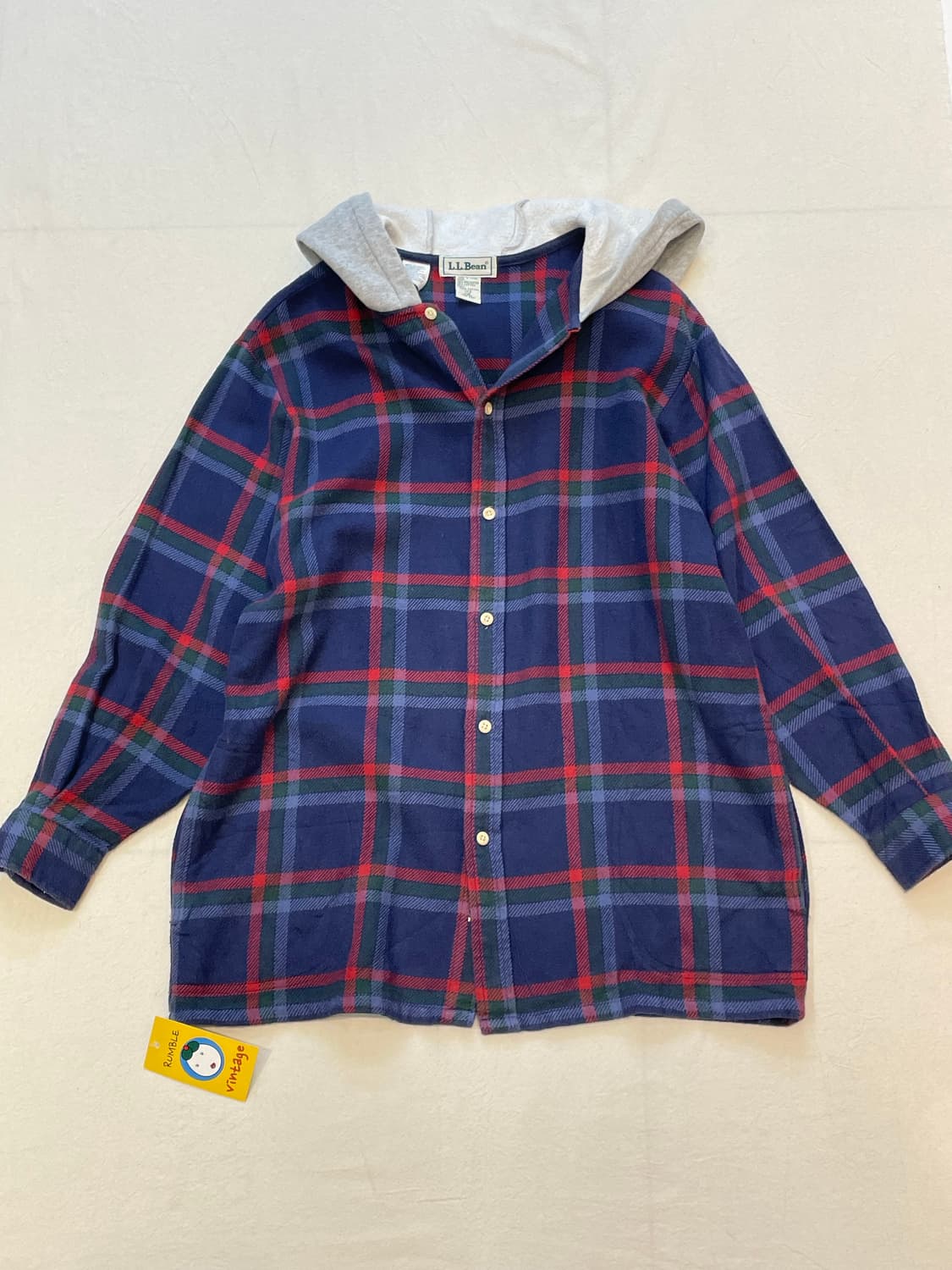 LLbean 엘엘빈 후드플란넬셔츠 겸 아우터 상품이미지1
