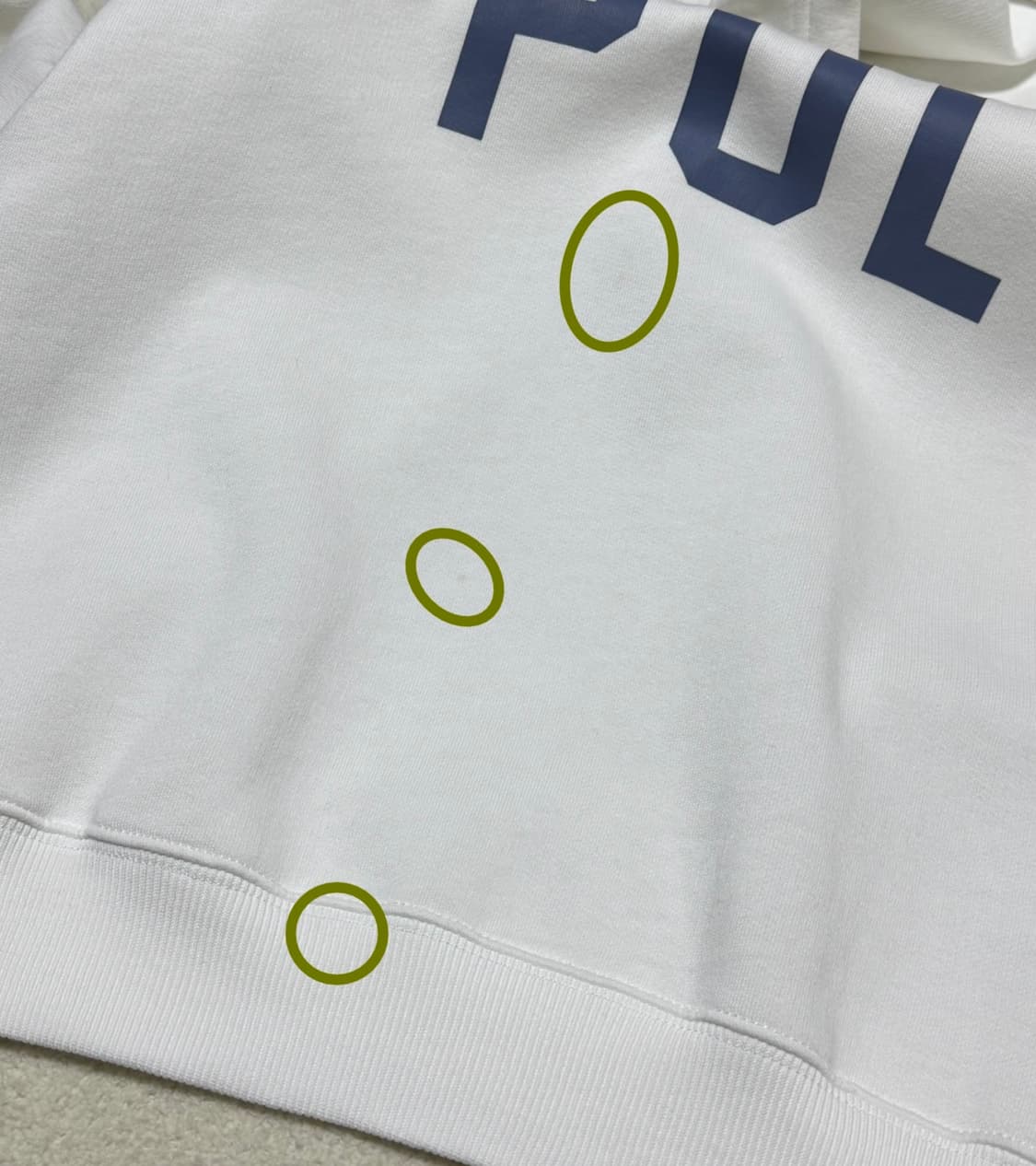 폴로 랄프로렌 흰파 후드티 (QR) 상품이미지6