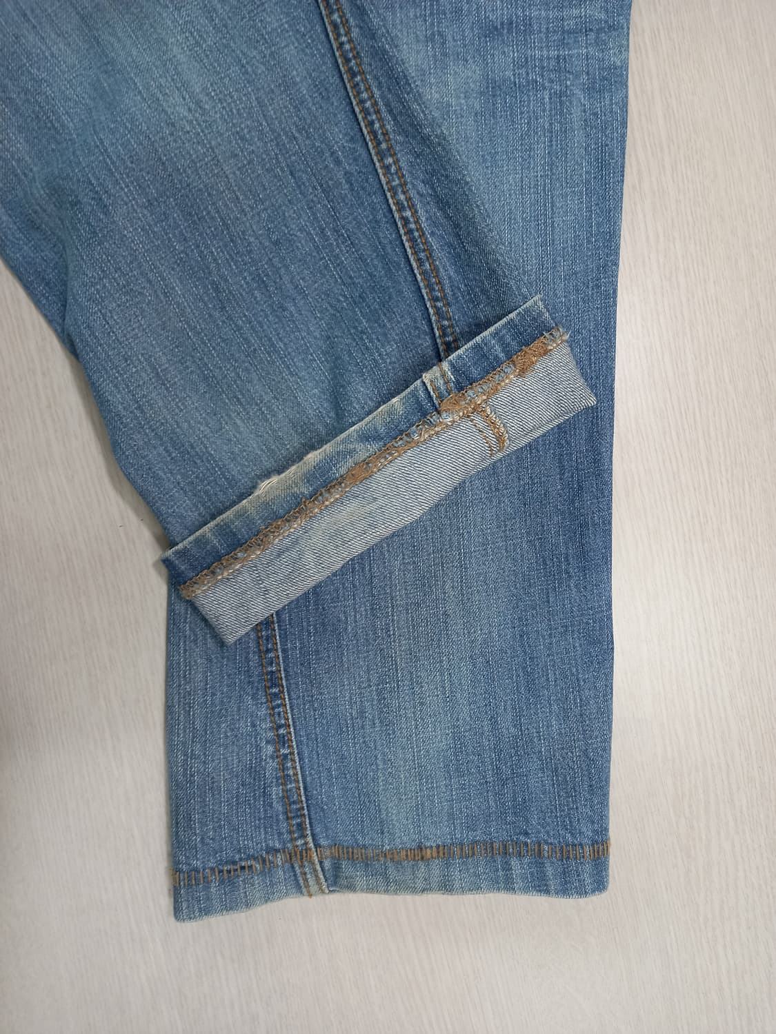 32 06's 리바이스521 워싱 일자진 연청 32-315 상품이미지5