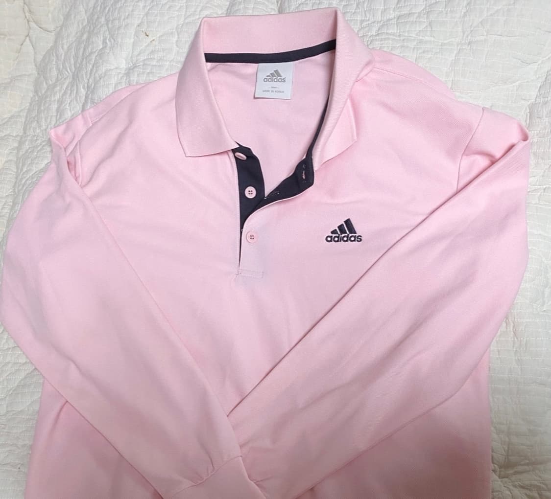 아디다스 연핑크 카라 티셔츠 저지 집업 퓨마 나이키 아베크롬비 상품이미지1