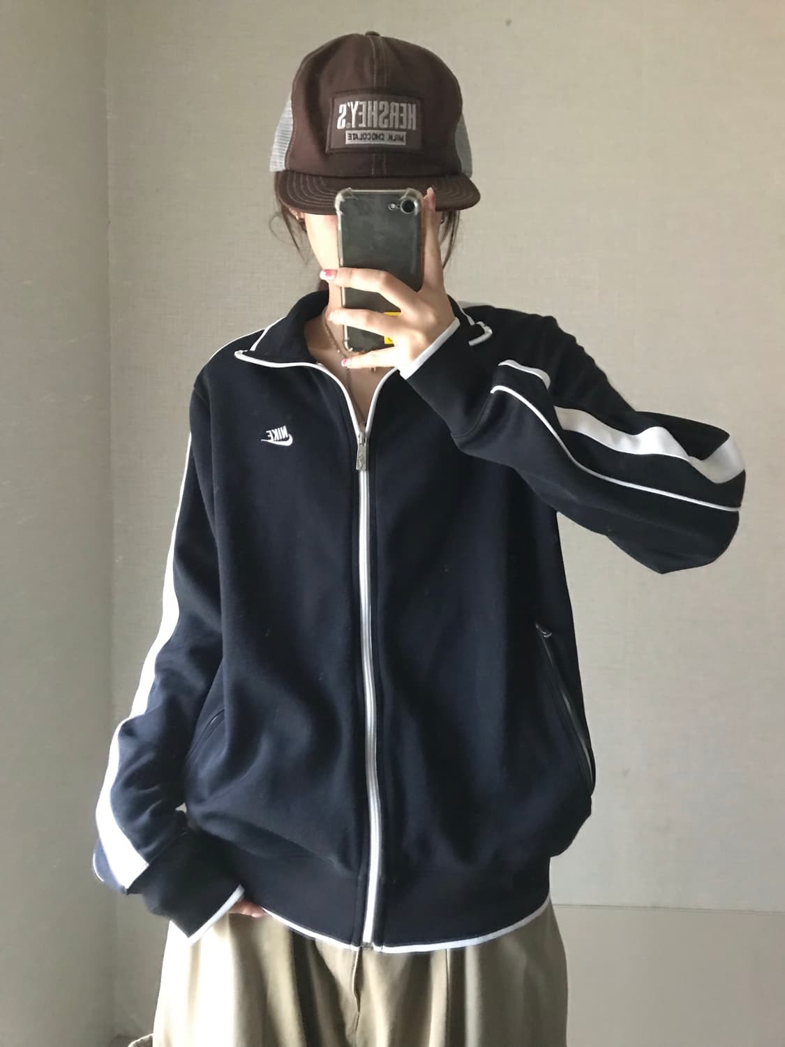 나이키 블랙 트랙 져지 상품이미지1