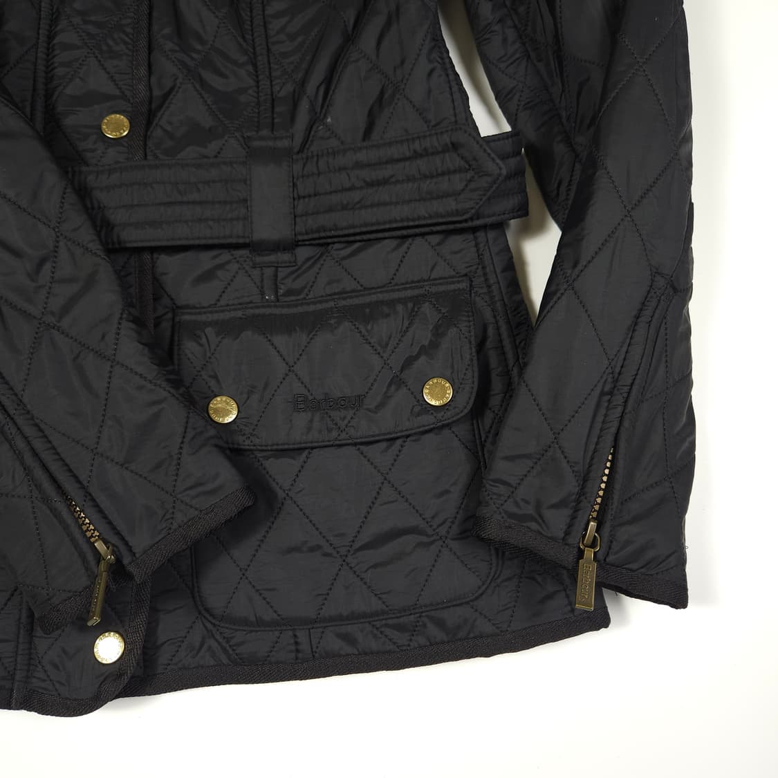 바버 인터네셔널 폴라퀼트 자켓 상품이미지3