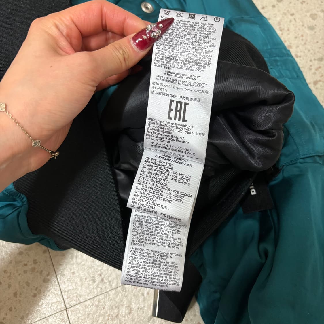 디젤 셔링 크롭 마원 상품이미지6