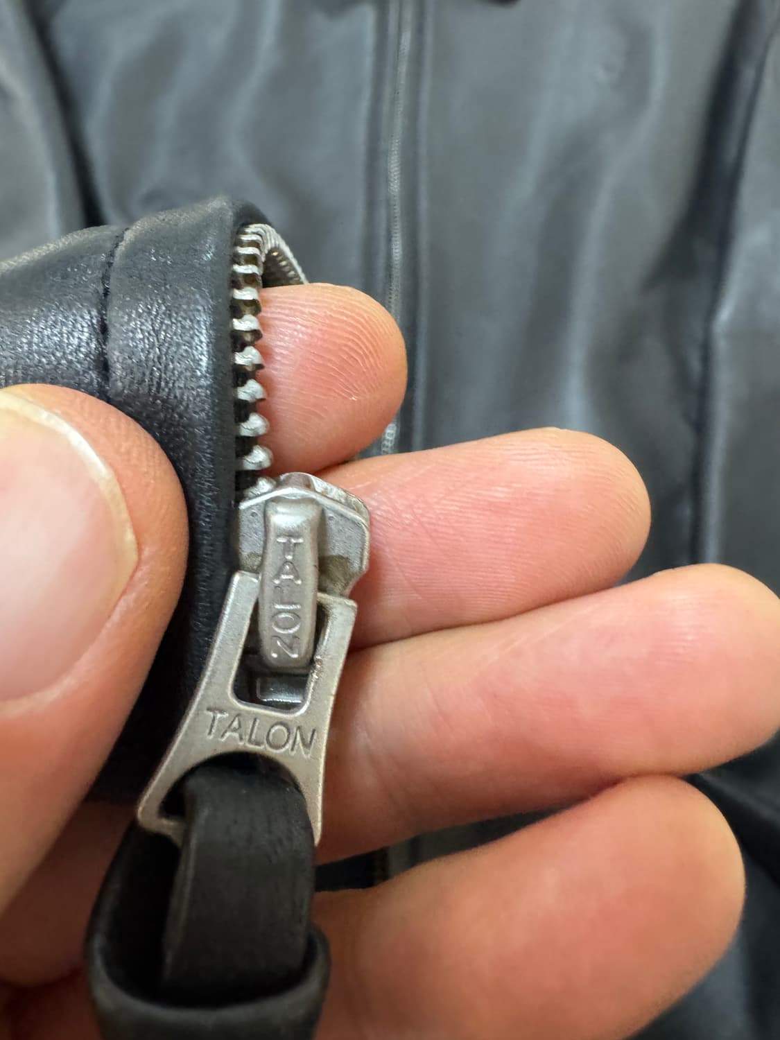 S 폴로 랄프로렌 맥스웰 램스킨 블랙 가죽 자켓 상품이미지7