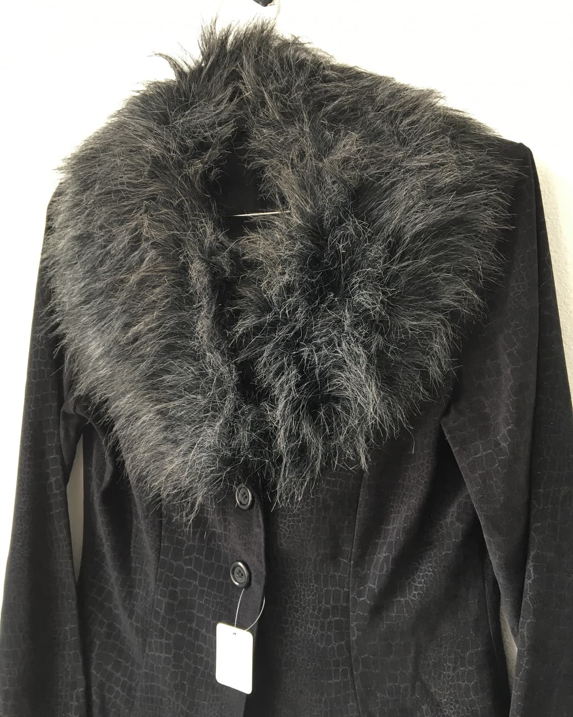 Fur trimming python mood jaacket 상품이미지5