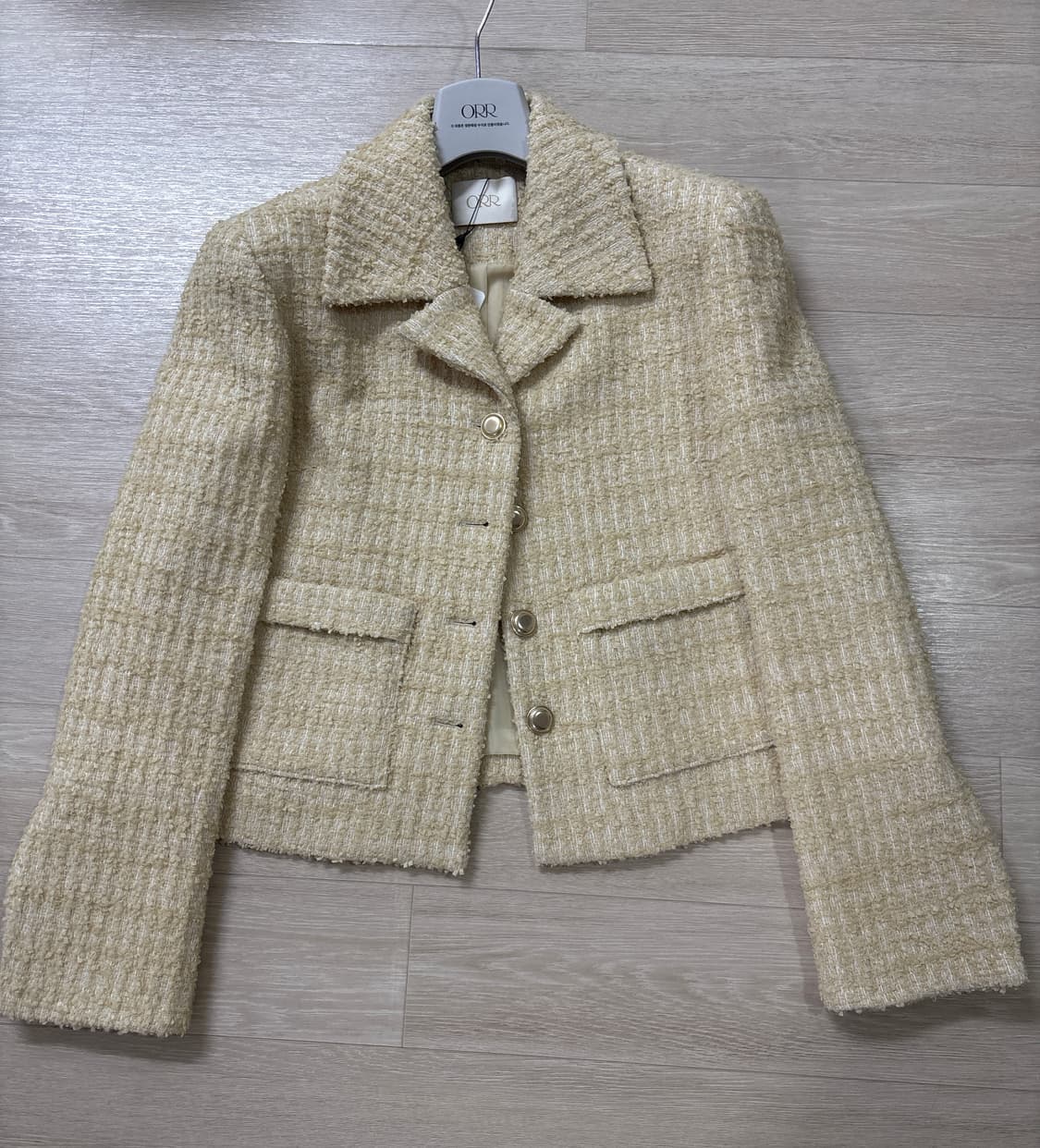 오르 버터 트위드 자켓  택 달린 새상품 상품이미지1