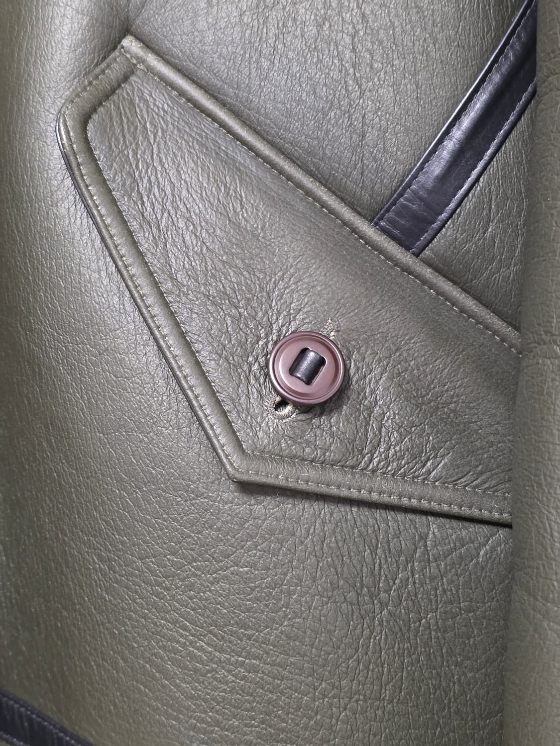 (L)이스트로그 b-3 무스탕 그린 상품이미지5