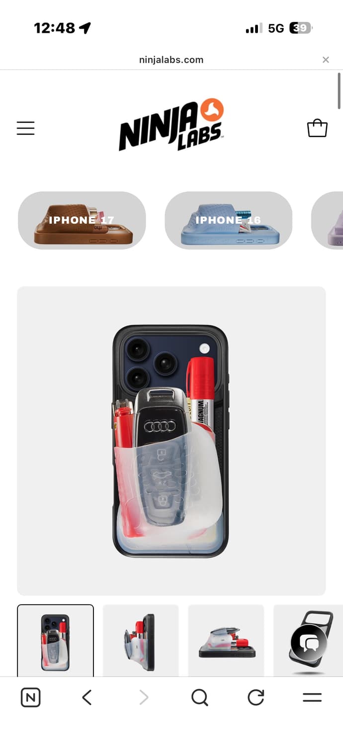  닌자랩스 케이스 17pro 블랙 상품이미지1