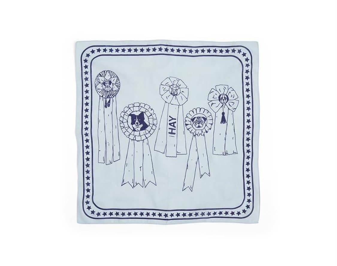 HAY Dogs Scarf Light Blue 헤이 도그 스카프 하늘색 상품이미지1