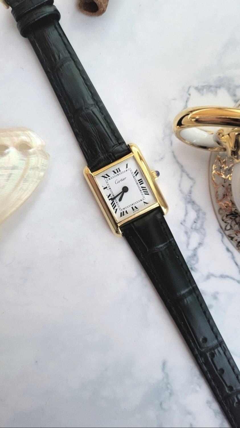 [특가상품]정품 까르띠에 프리 머스트 탱크 여성용 수동시계[감정서 포함] 상품이미지3