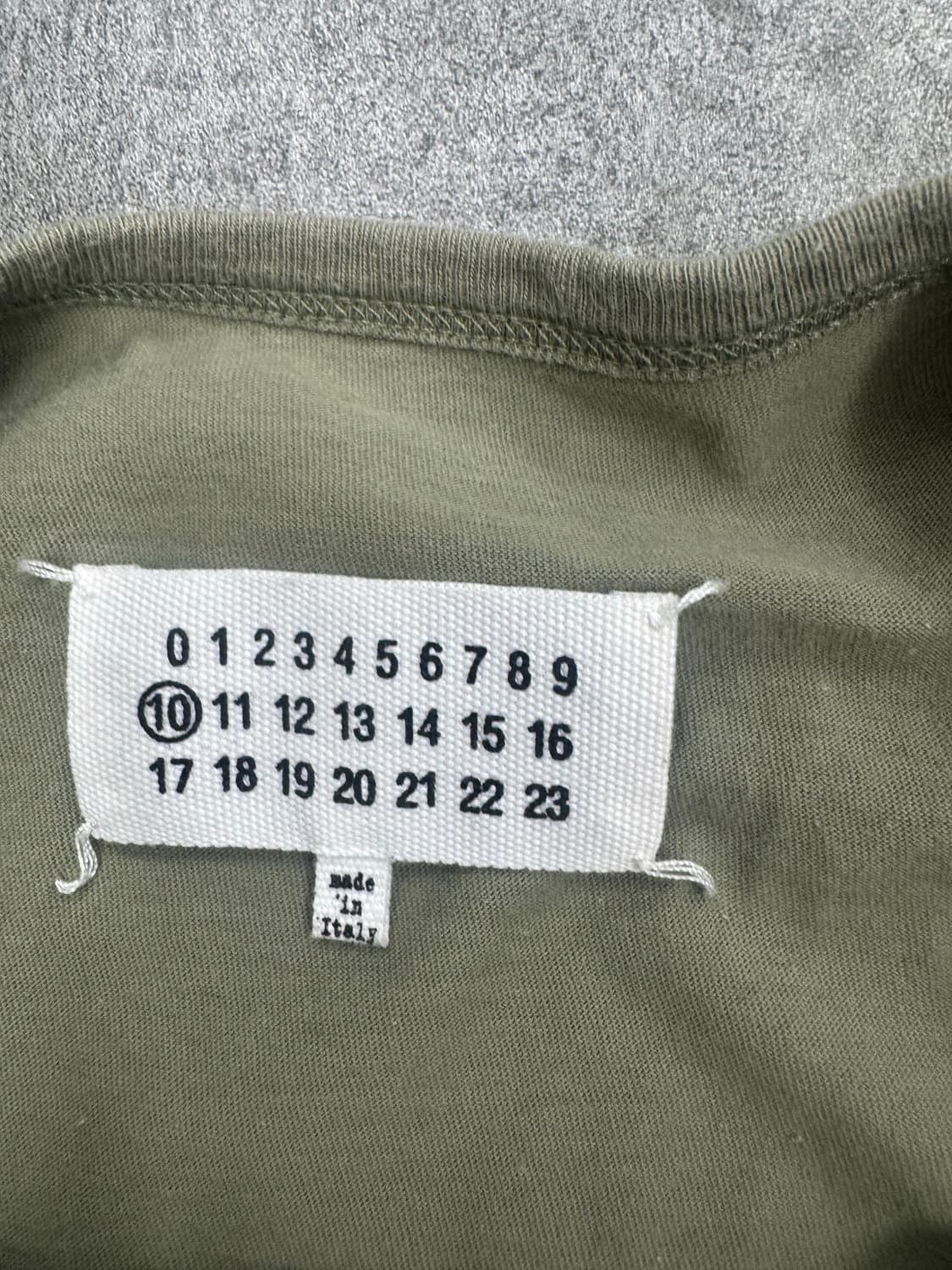 Masion Margiela 시그니처 스티치 리버스로고 반팔 xxl 상품이미지4