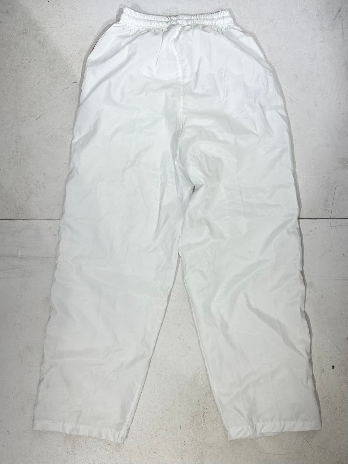 푸마 화이트 와이드 로고 사이드 라인 트랙 팬츠 댄스 추리닝 바지 상품이미지5