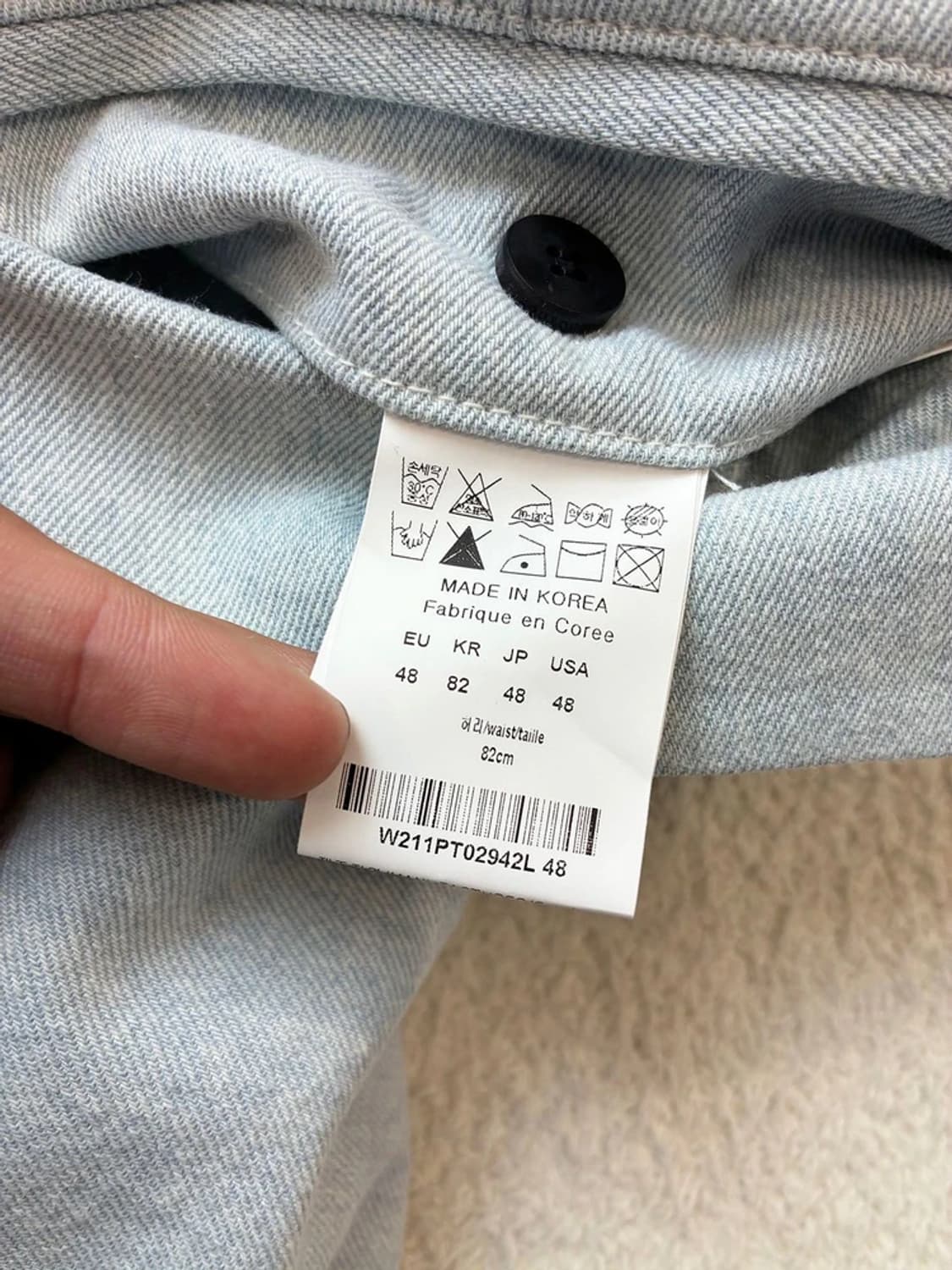 우영미 21ss 클래식 비조 스트랩 투턱 팬츠 PN6200    상품이미지10