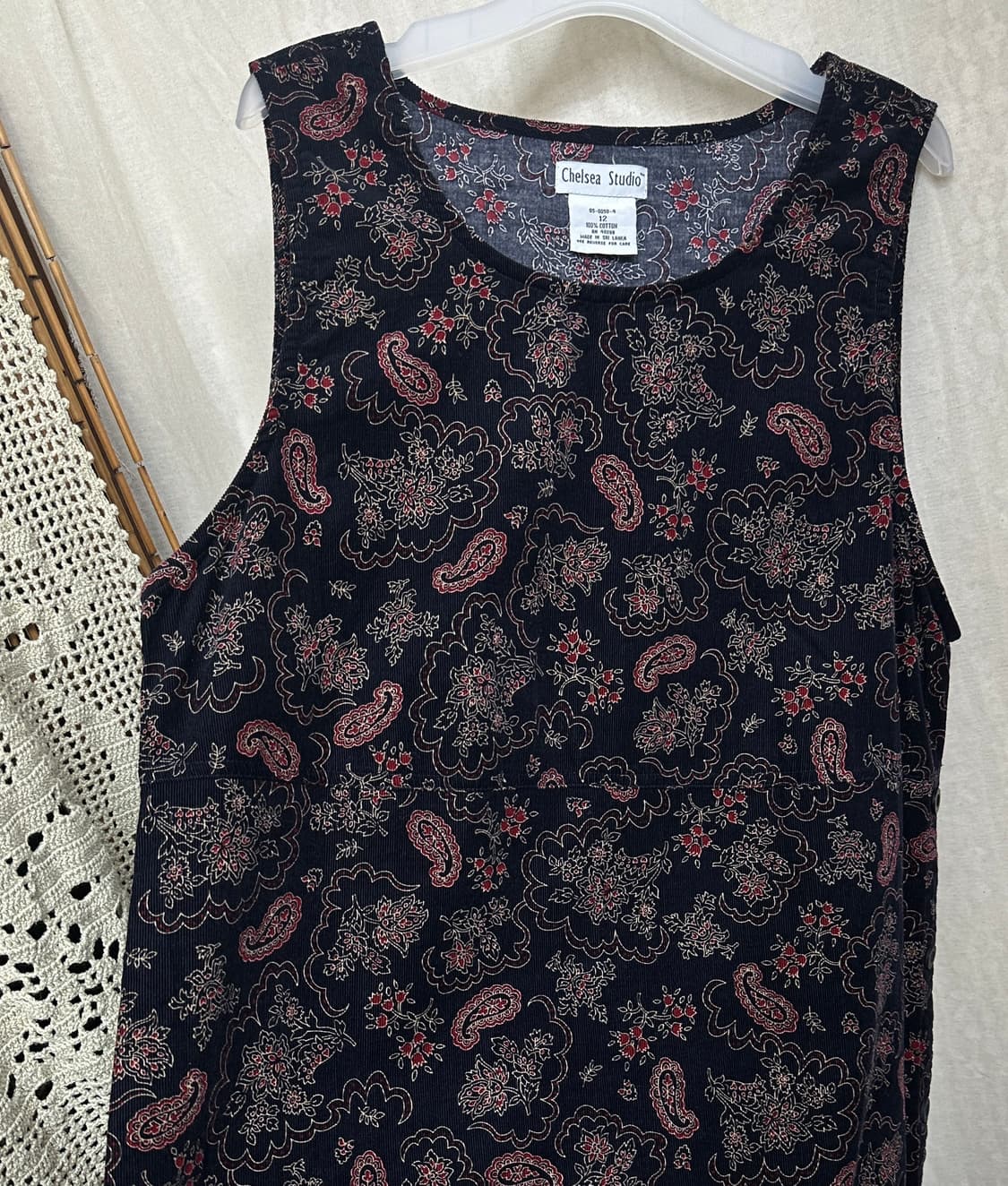 chelsea studio 페이즐리 코듀로이 원피스 상품이미지6