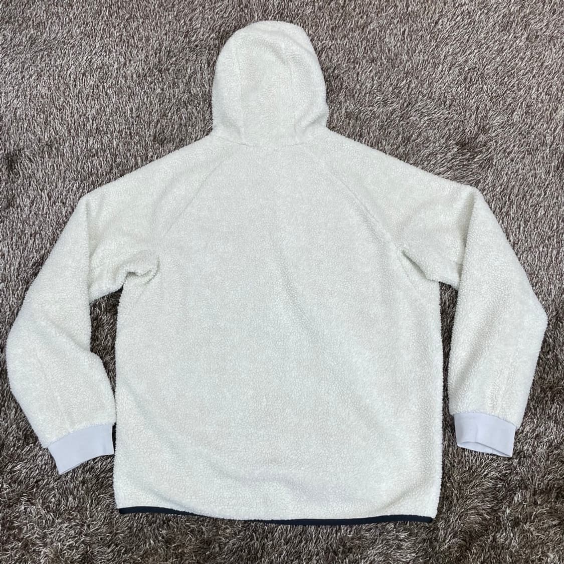 나이키 NIKE 아이보리 보아 플리스 후드 집업 XXL 상품이미지6