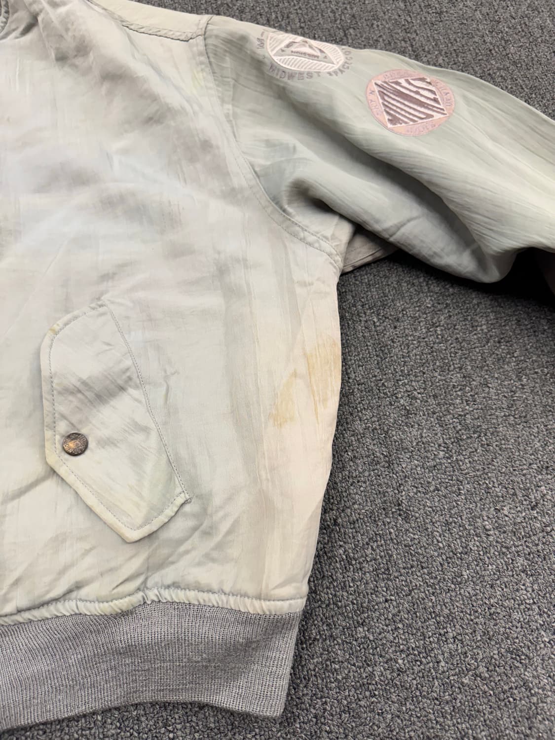 M.S.C 빈티지 자수 MA-1 항공점퍼 상품이미지3