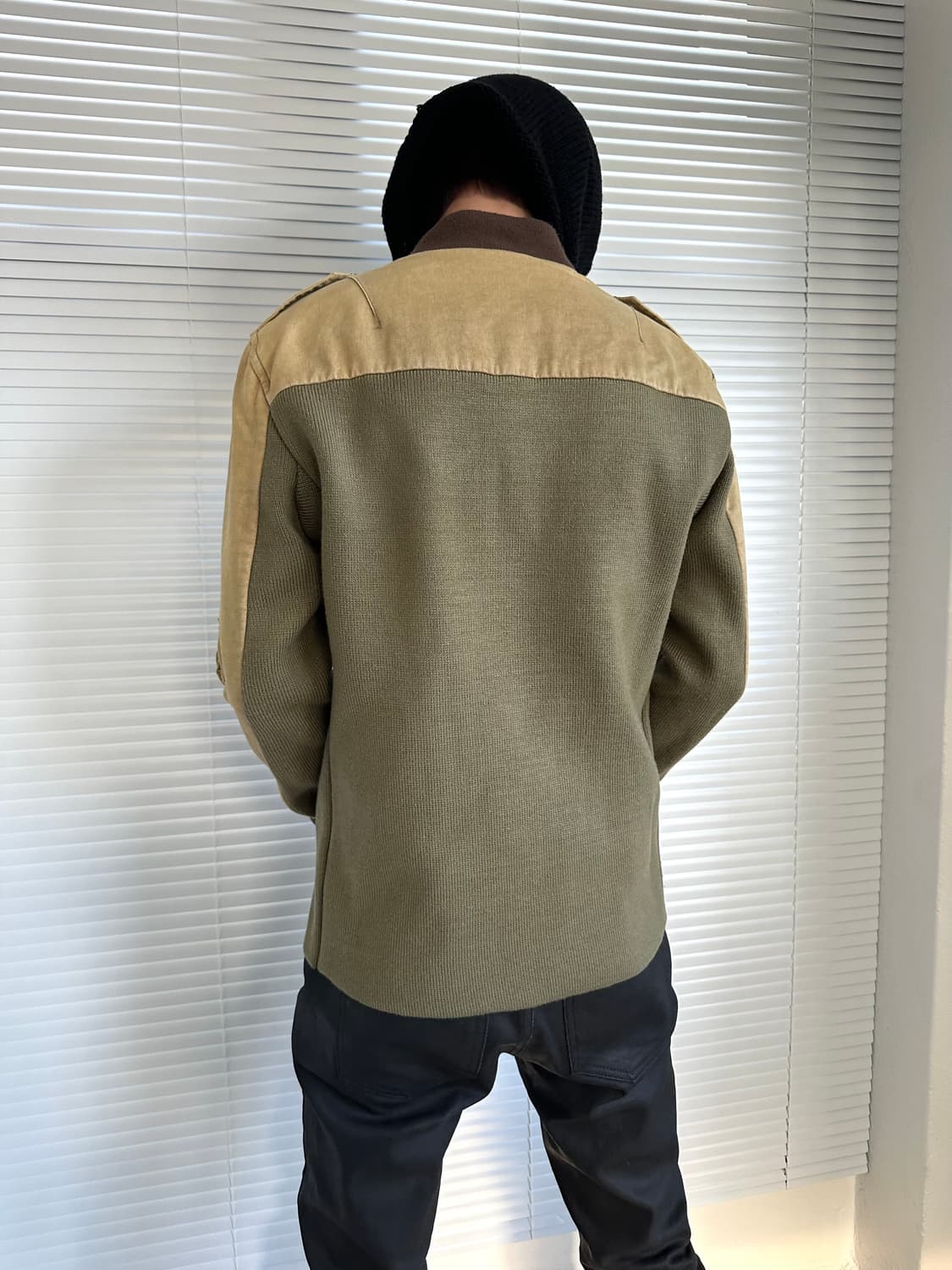 미하라 야스히로 레이어드 슬리브 봄버 자켓 상품이미지3