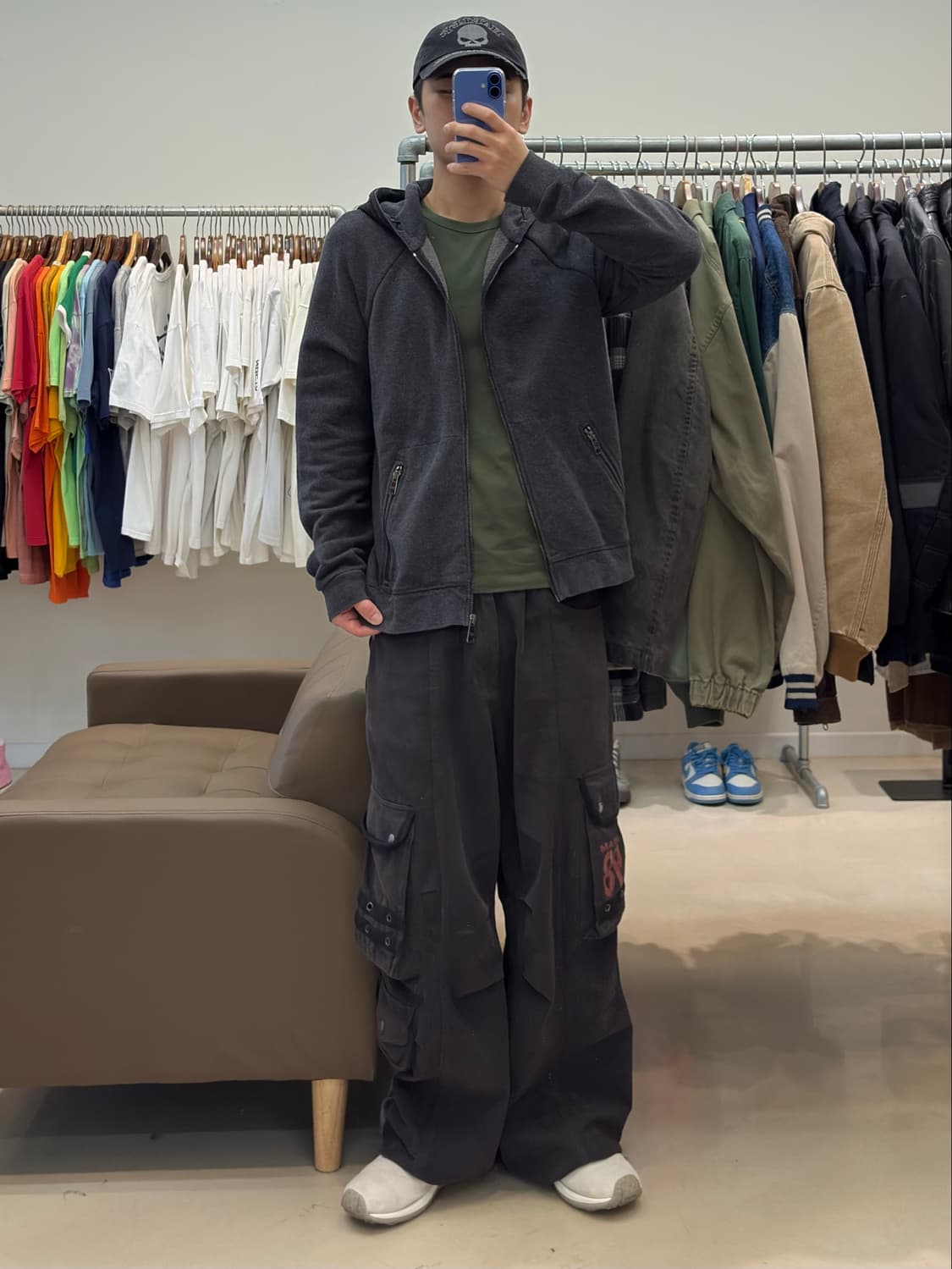 프라다 하이브리드 후드 자켓 상품이미지7
