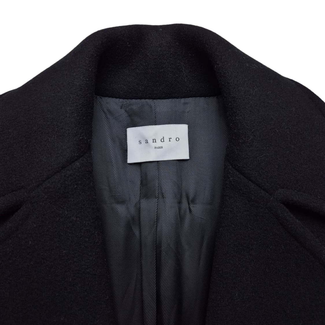 [M] 산드로 울 캐시미어 오픈 코트 상품이미지2