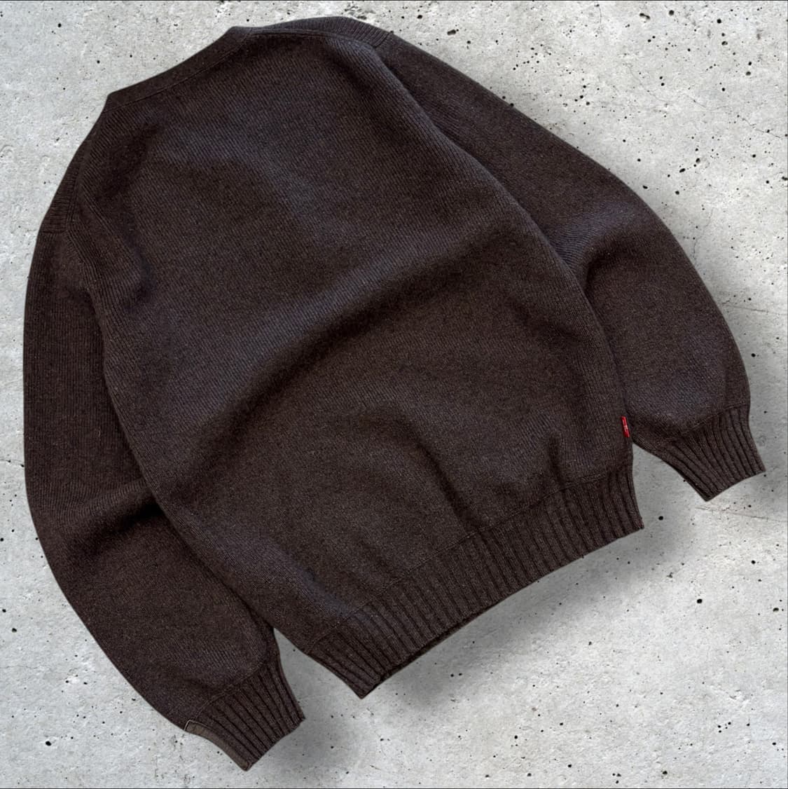 [M] 리바이스 울 브라운 헨리넥 니트 스웨터 D869 상품이미지2