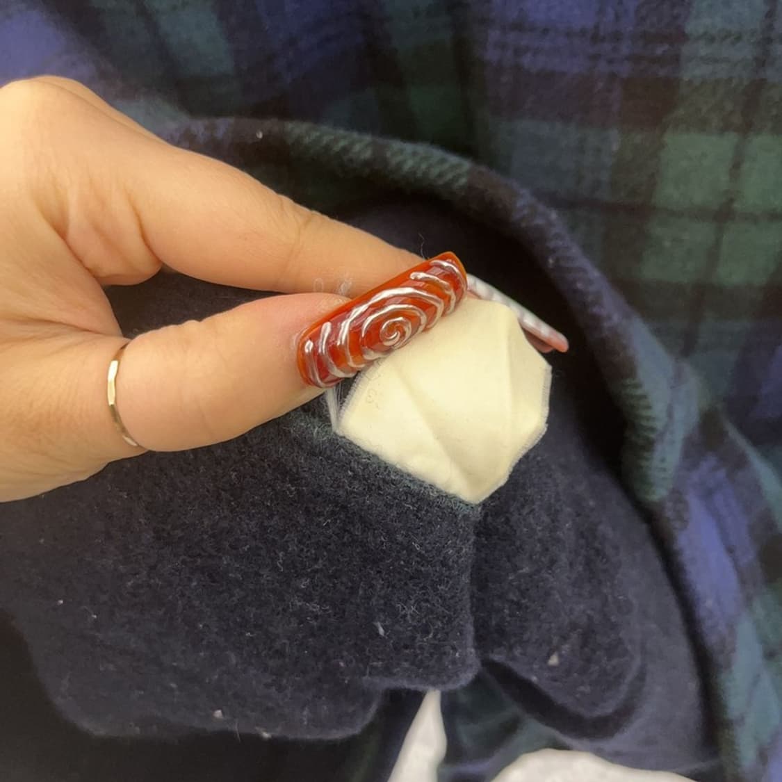 폴로 랄프로렌 블랙와치 홀리데이 체크 후드 미디 자켓 95 C09517 상품이미지6