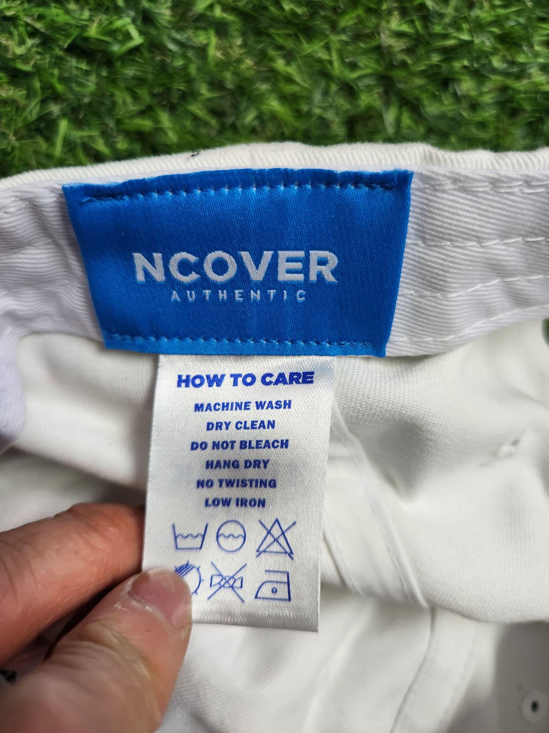 Ncover 화이트 볼캡 🎩 감성 힙 포인트 상품이미지8