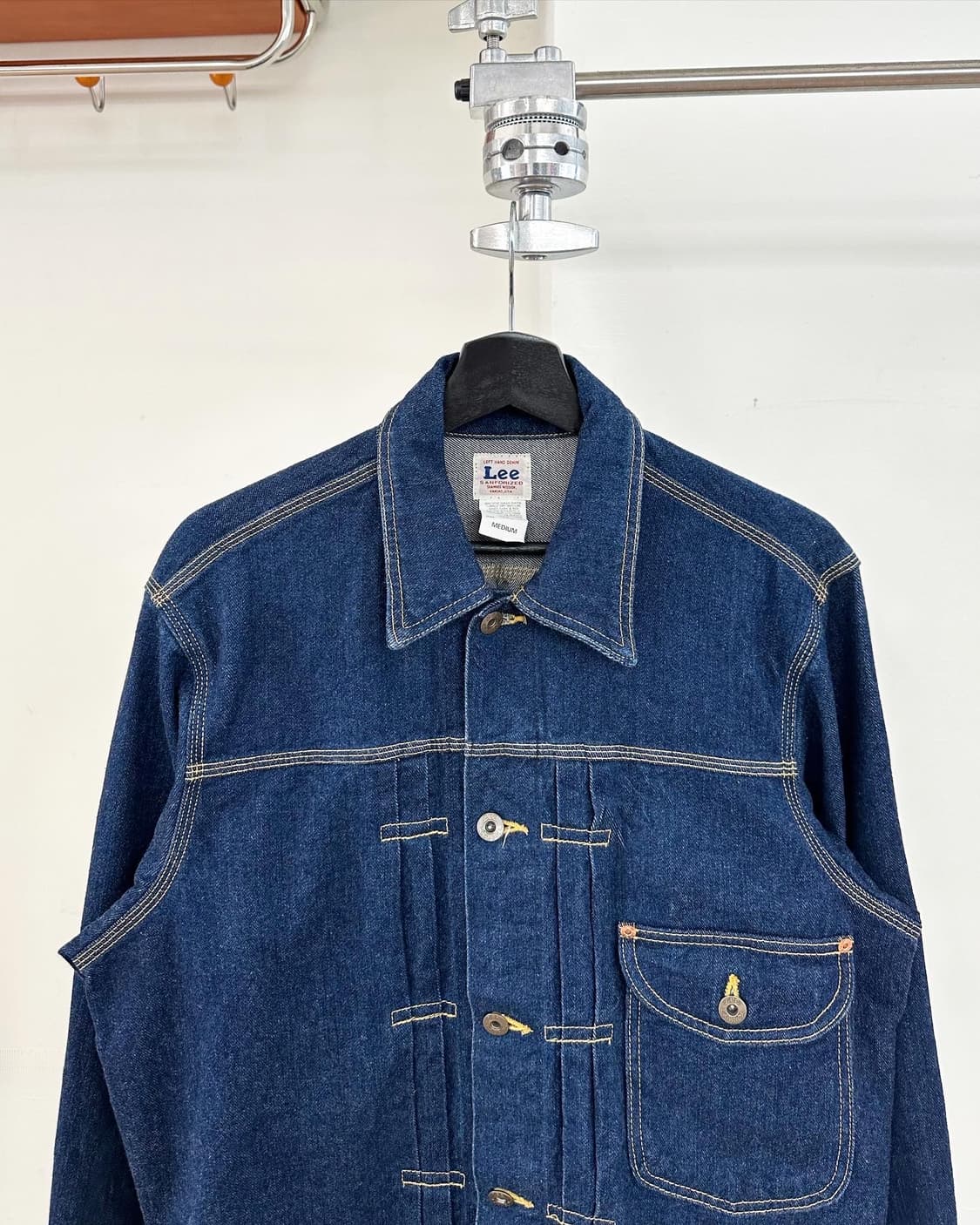 리 데님 센퍼라즈드 포켓 코튼 자켓  상품이미지2