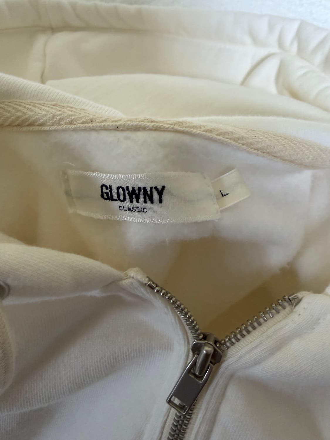 글로니G BOXY ZIP UP (IVORY)L사이즈 상품이미지5