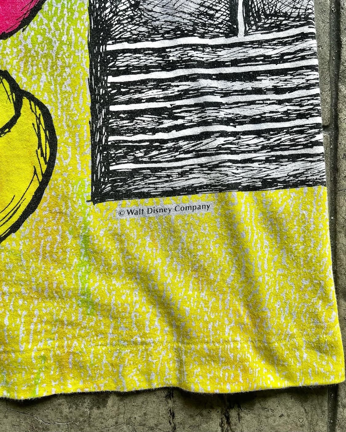 90s 디즈니 미키마우스 풀 프린팅 빈티지 반팔 티셔츠 상품이미지7