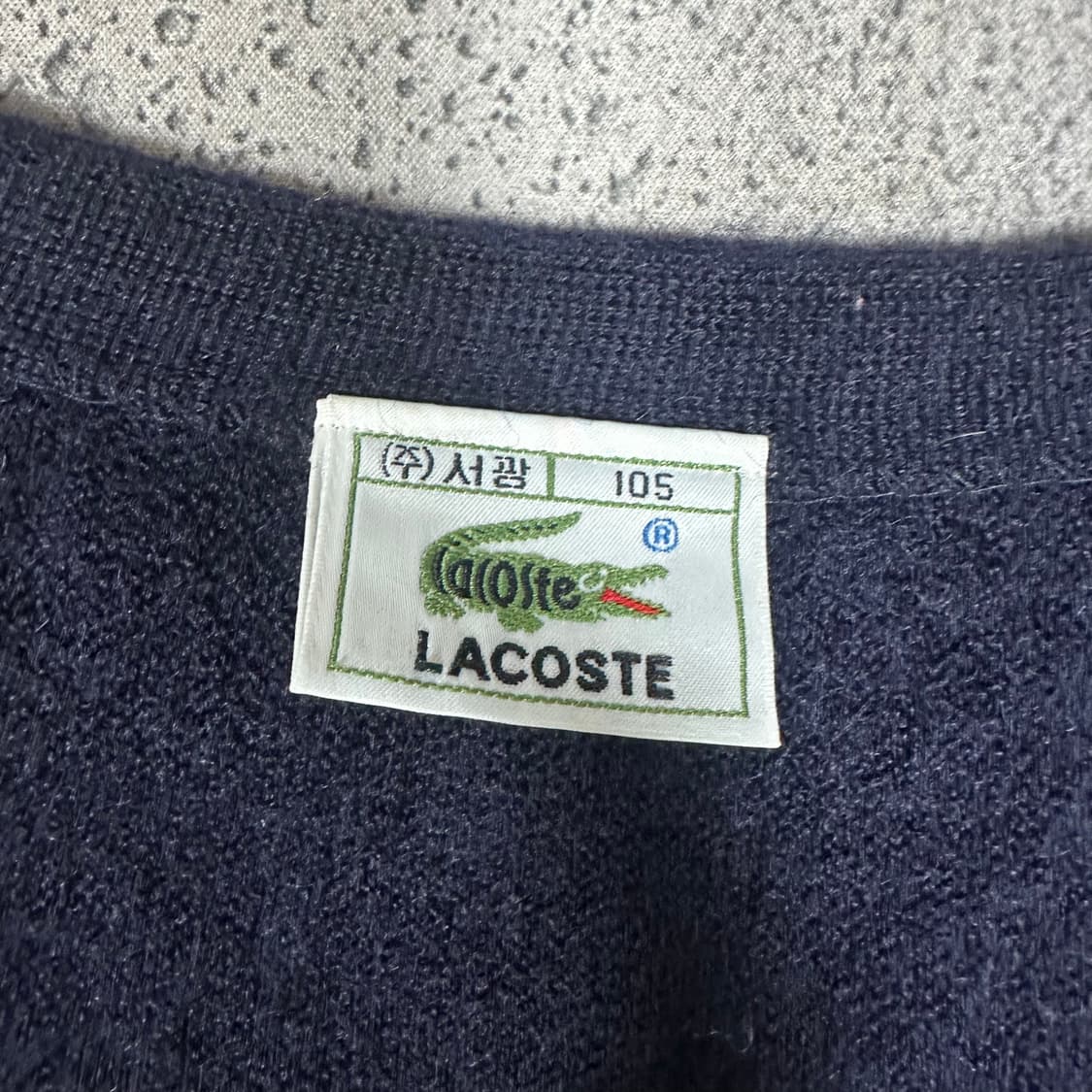 ✨ (바배) 라코스테 서광 모 크롭 니트  상품이미지3