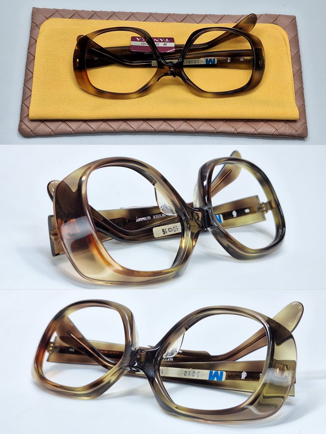 80s 독일제 빈티지 데드스톡/METZLER M3010 안경테 50mm 상품이미지2