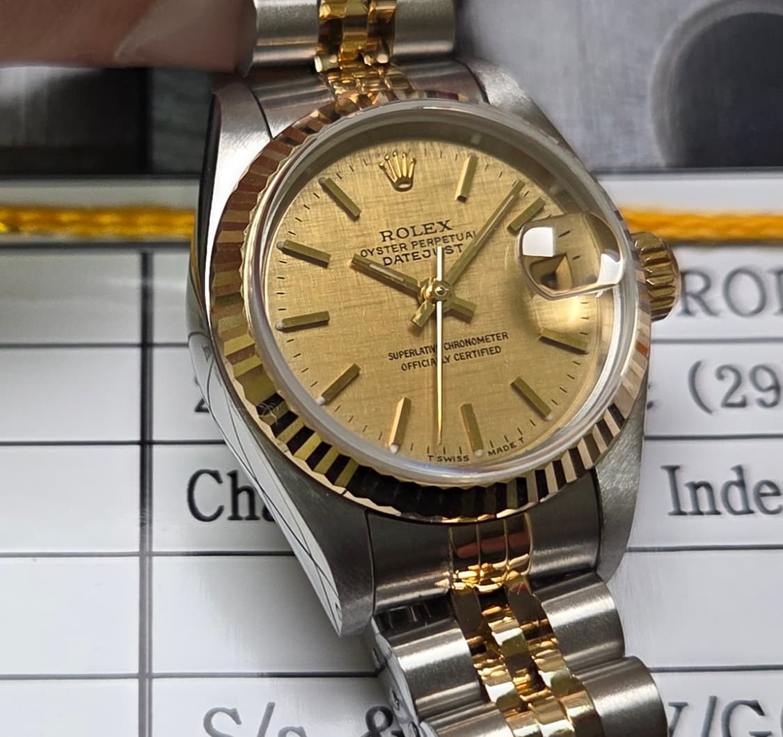 롤렉스 데이저스트 69173 18K콤비 보카시판 쥬빌리줄 여성용 (감정서 상품이미지7