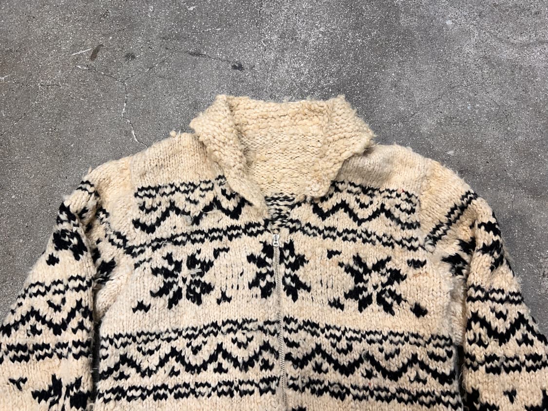 60‘s 코위찬 핸드메이드 스웨터 상품이미지3