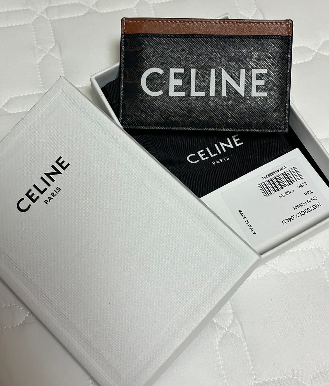 셀린느 트리옹프 캔버스 카드지갑 상품이미지1