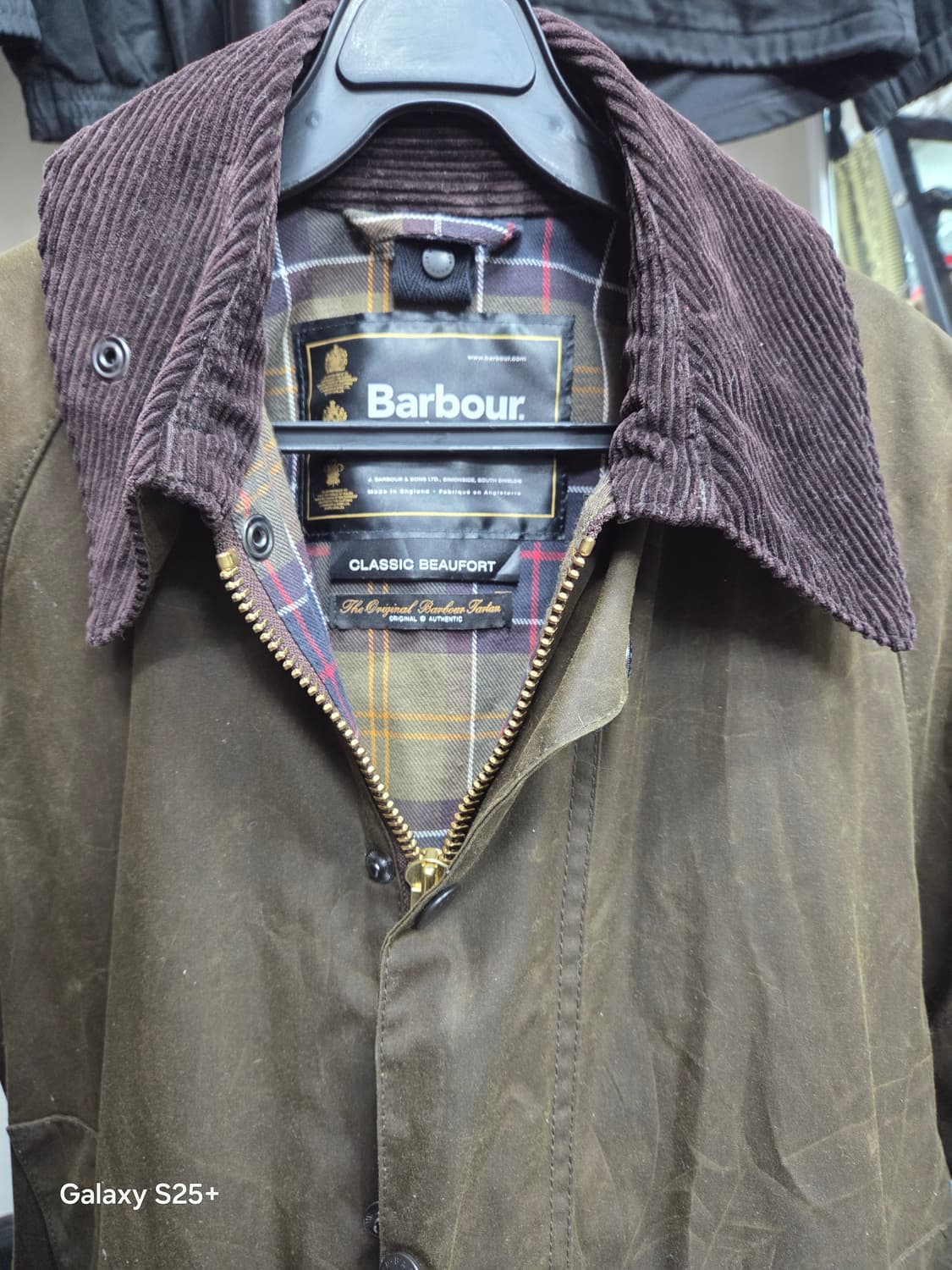 바버 클래식 뷰포트   왁스 자켓 상품이미지2