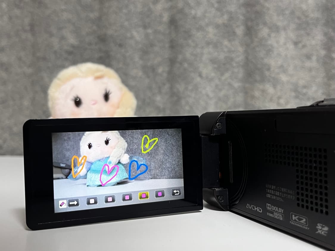 원격조정 가능 !!/ A급/ jvc gz vx895 빈티지 캠코더 브라운 상품이미지4