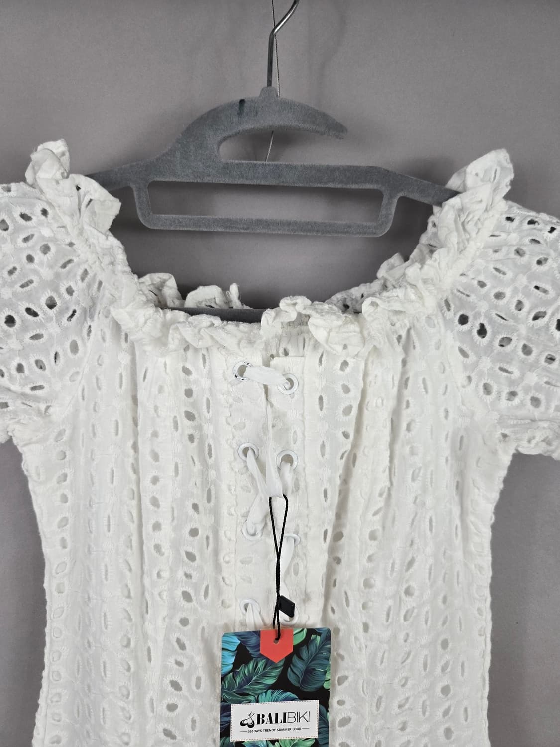 [무료배송]새상품 발리비키 F 여성 오프숄더 레이스 코르셋 미니 원피스 상품이미지2