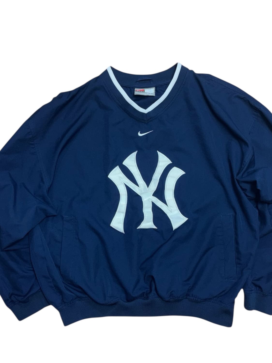 나이키 올드스쿨 뉴욕 양키스 빅로고 웜업 바람막이 상품이미지5