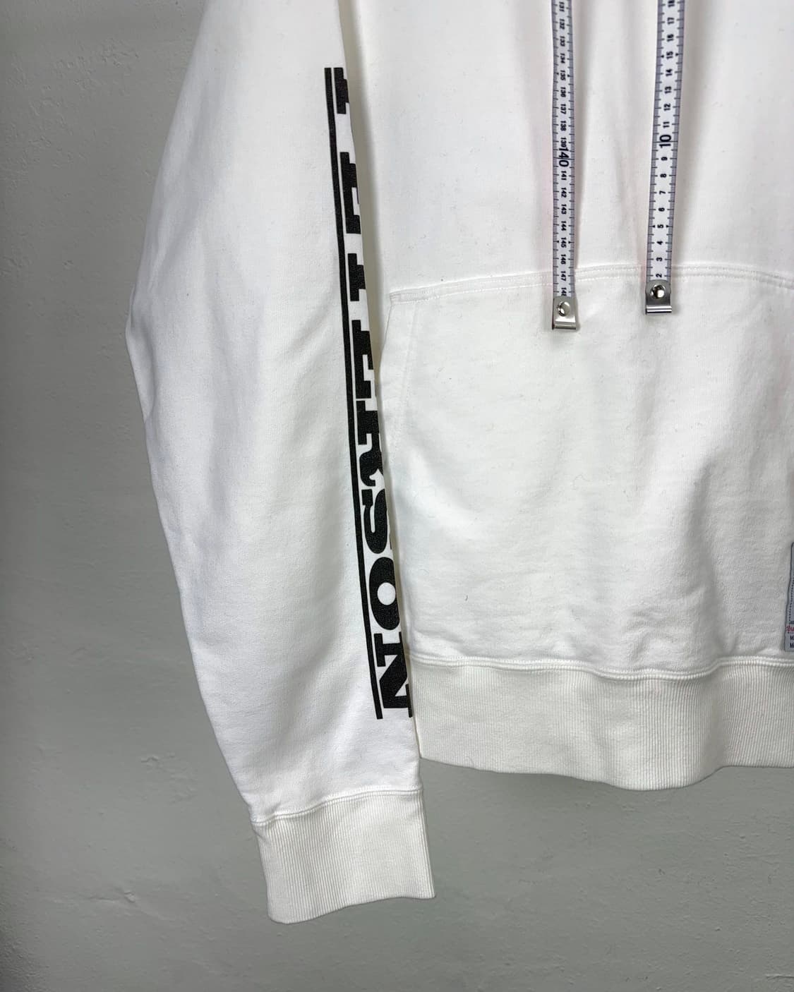 미하라 야스히로 피터슨 프린티드 후드 화이트 상품이미지4