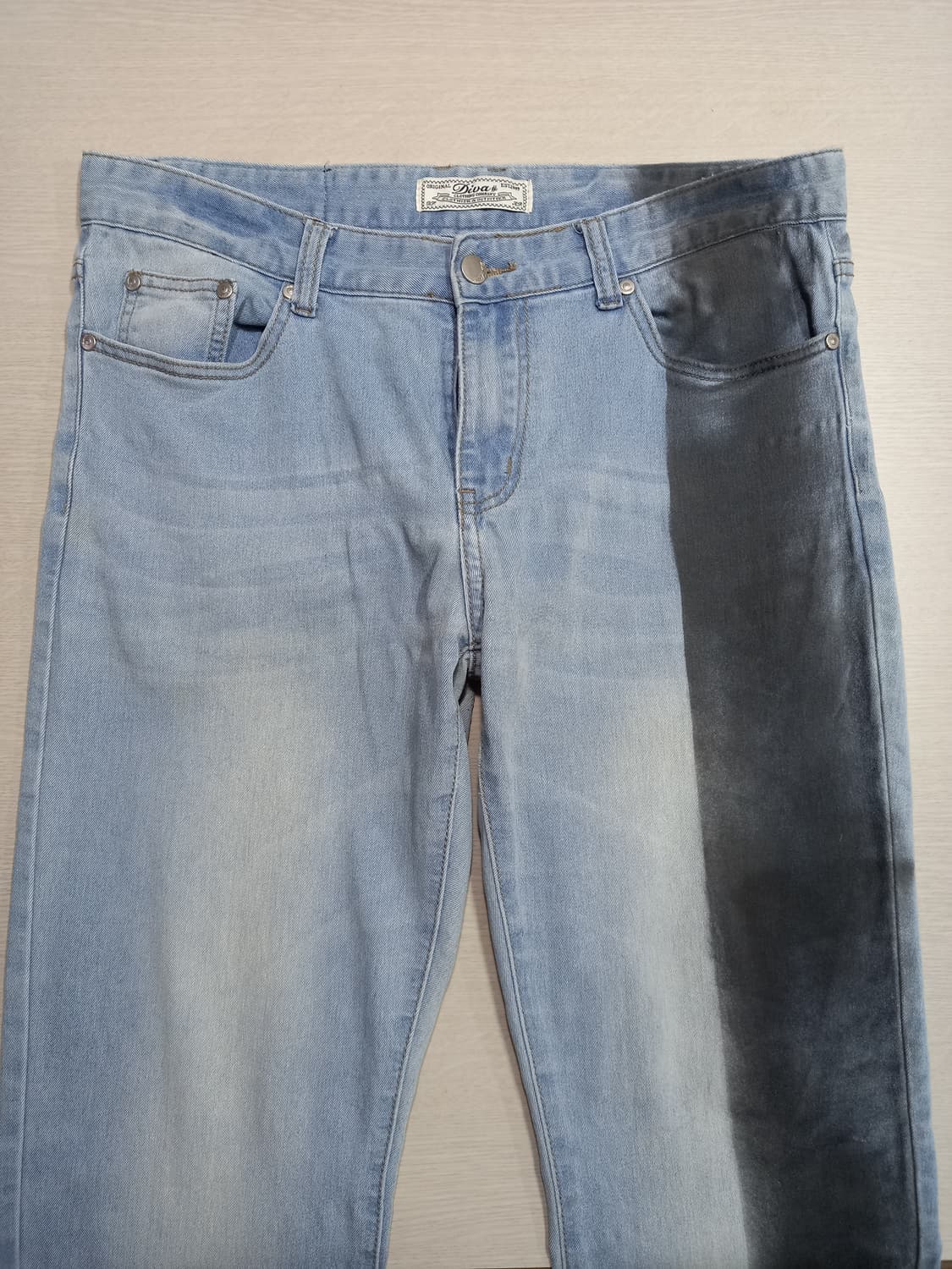 34 DIVA JEANS 스판 슬림일자 연청 커스텀 34-559 상품이미지3