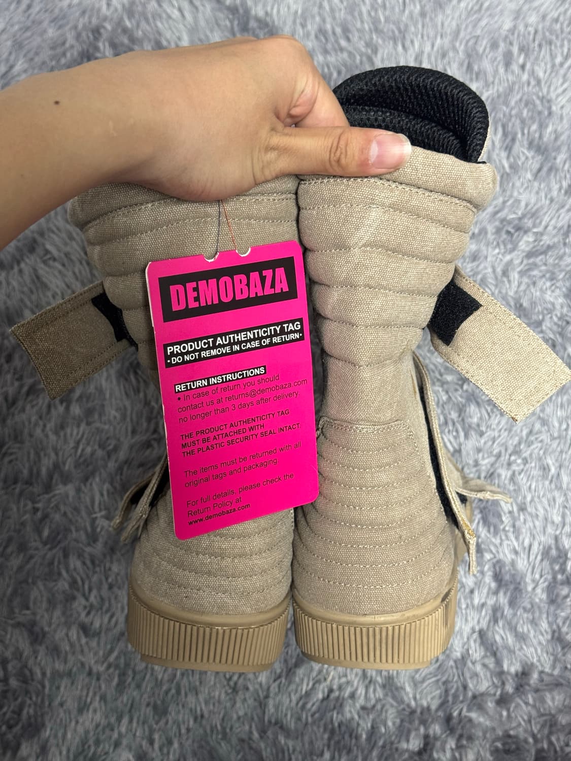 데모바자(Demobaza) 웨지부츠 상품이미지3