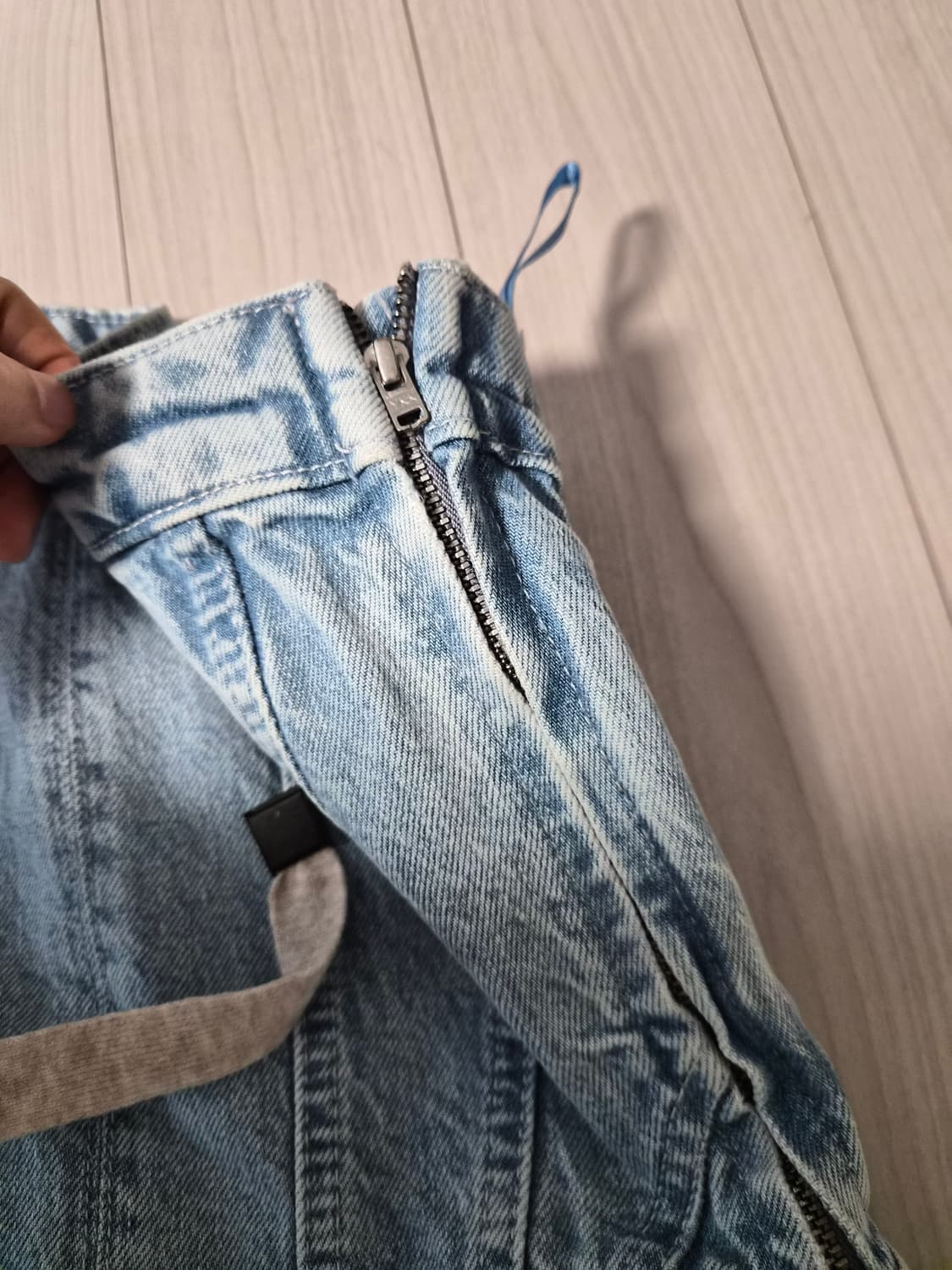 자라 슬리브리스 데님 점프수트 상품이미지3