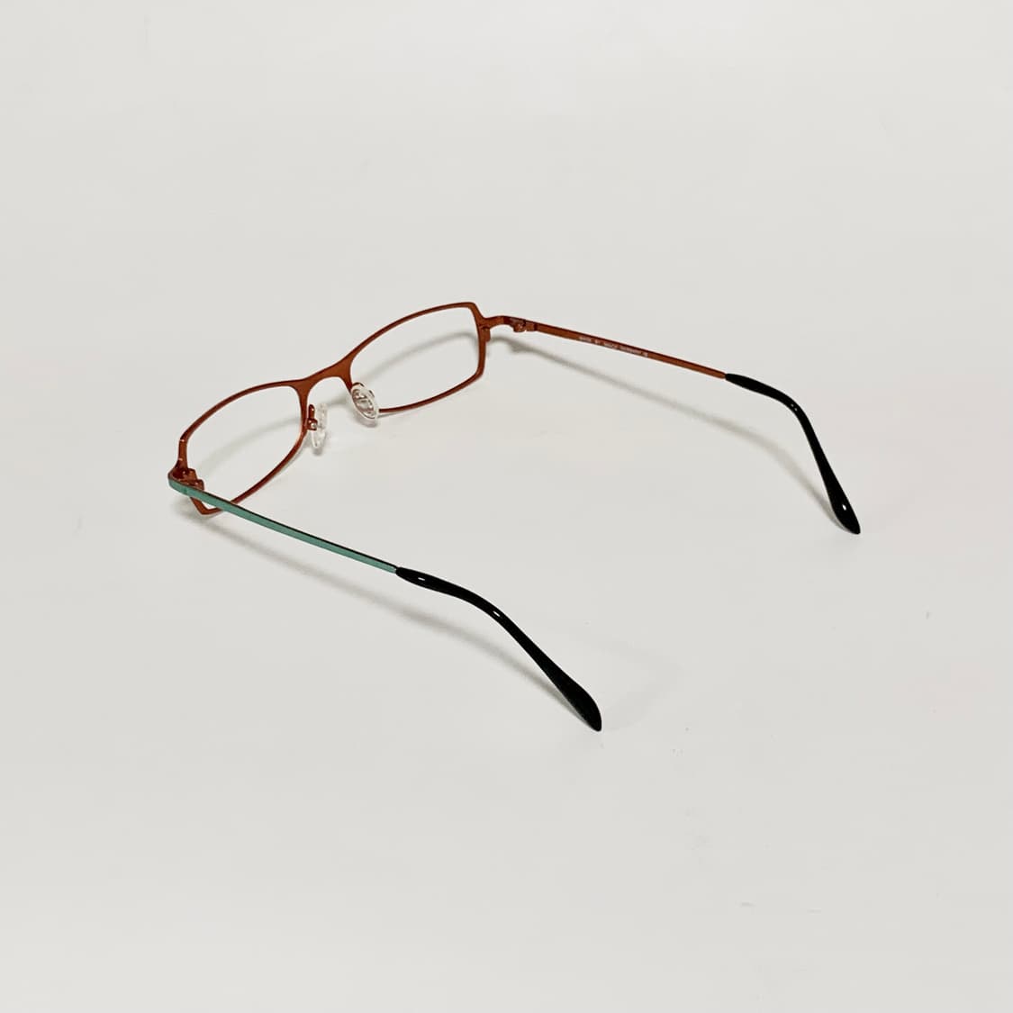 925 데드스탁 빈티지안경 민트 옐로우 메탈 슬림 오벌 스퀘어 미니멀 상품이미지5