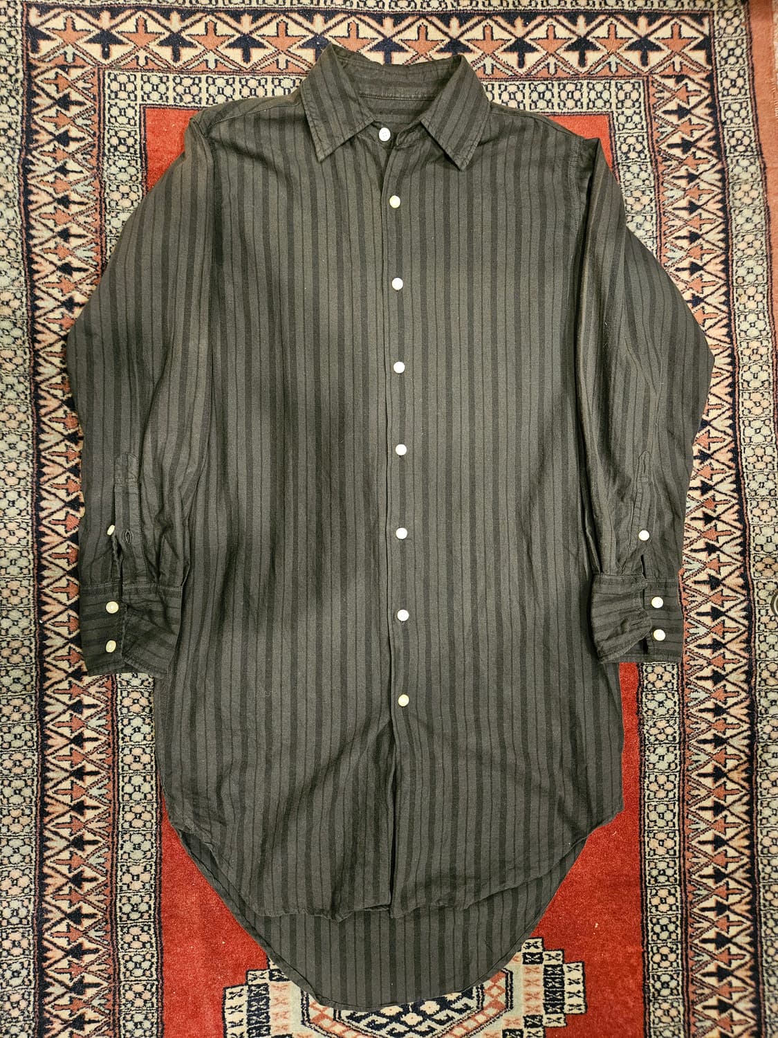 40s 프랑스 빈티지 할아버지 셔츠 상품이미지1