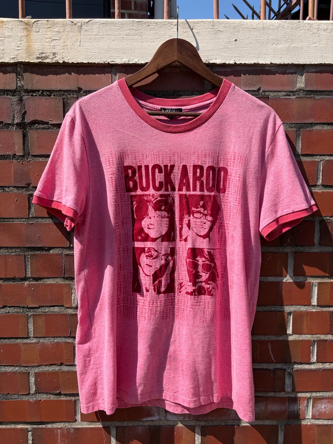 Buckaroo y2k 핑크 그래픽 티셔츠 상품이미지1