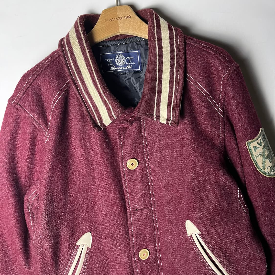 [Avirex] 아비렉스 H.D66 멜튼 울 바시티자켓 상품이미지3