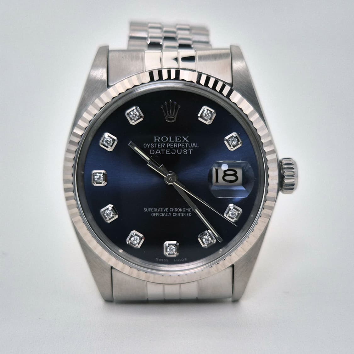 롤렉스 데이저스트 16014 Navy청판 10포인트 천연다이아 상품이미지1